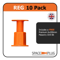SPACE-PLUG REG 10PK