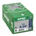 SPAX SCREW 5X80MM FLAT CSK STEEL WIROX T-STAR+ T20 4CUT 100PK