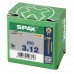 SPAX POZI FLAT CSK YELLOX COATED 3.0 X 12MM 200 PCS