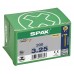 SPAX POZI FLAT CSK YELLOX COATED 3.0 X 25MM 200 PCS