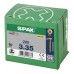 SPAX POZI FLAT CSK YELLOX COATED 3.0 X 35MM 200 PCS