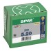 SPAX SCREW 5X20MM FLAT CSK STEEL YELLOX X RECESS Z2 4CUT 200PK SPAX SCREW 5X20MM FLAT CSK STEEL YELLOX X RECESS Z2 4CUT 200PK