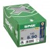SPAX SCREW 5X90MM FLAT CSK STEEL YELLOX X RECESS Z2 4CUT 100PK