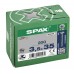 SPAX SCREW 3.5X35MM FLAT CSK STEEL WIROX T-STAR+ T20 4CUT 200PK