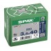 SPAX SCREW 3.5X40MM FLAT CSK STEEL WIROX T-STAR+ T20 4CUT 200PK